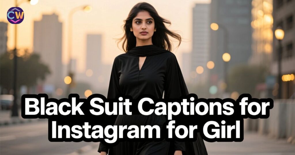 black-suit-captions-for-instagram-for-girl